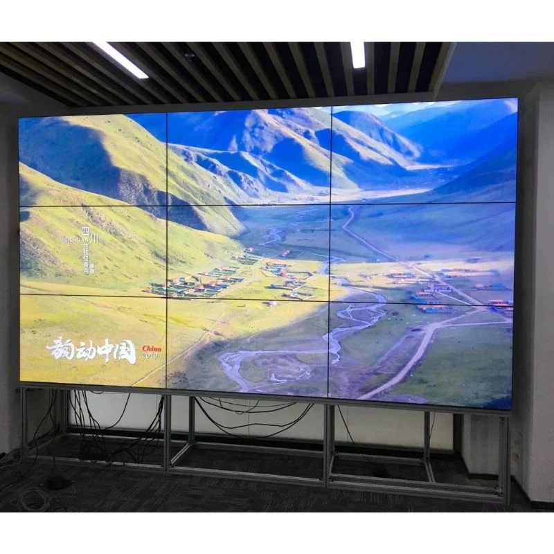 Video Wall 45 to 55 Inch Narrow Ultra Wide Narrow Bezel 3.5mm 4K TFT LCD Video Wall Kits