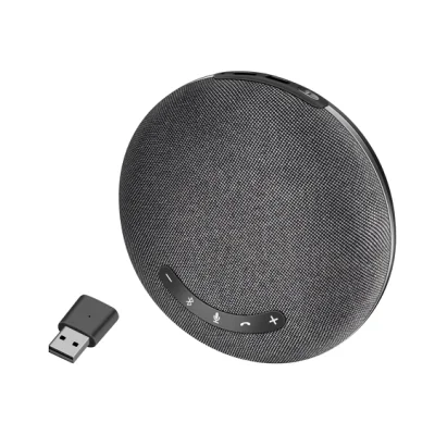 Microphone omnidirectionnel de conférence Haut-parleur 360° USB Bluetooth 4 microphones