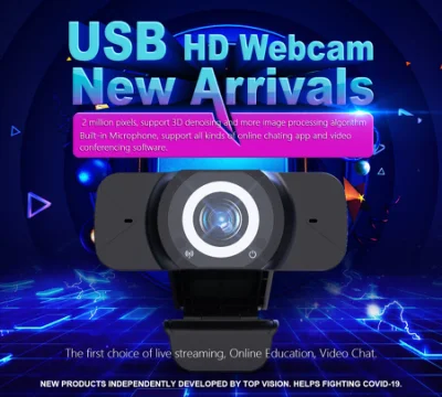 2020 offre spéciale Mini Webcam HD 1080P Webcam pour ordinateur portable USB avec Microphone caméras de conférence Teching en ligne