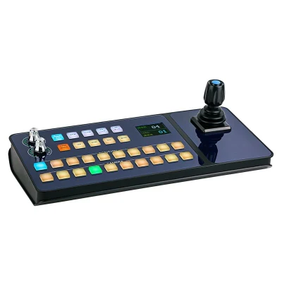 Contrôleur de clavier Joystick 4D PTZ bon marché avec contrôleur RS422 / RS232 / RS485 pour caméra Ndi PTZ Vmix