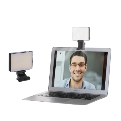 Kingma Kit d'éclairage de conférence vidéo avec mini lumière de conférence LED portable avec support à pince pour ordinateur portable